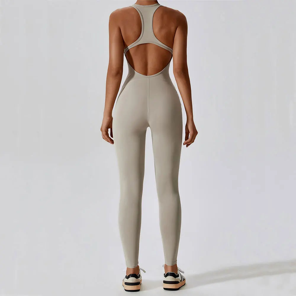 Elevate Your Workout with Our Stylish Yoga Jumpsuit - Perfect for Pilates and Gym Sessions!