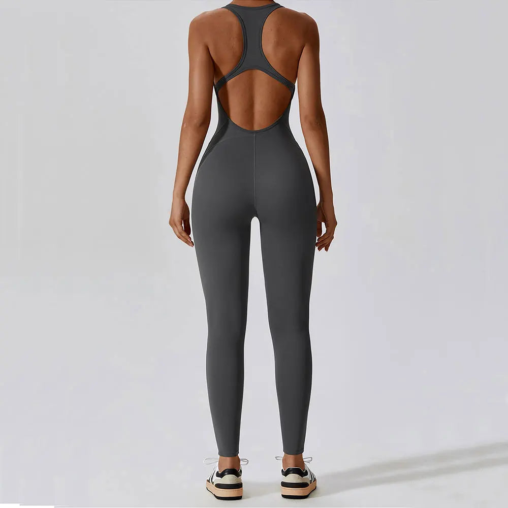 Elevate Your Workout with Our Stylish Yoga Jumpsuit - Perfect for Pilates and Gym Sessions!