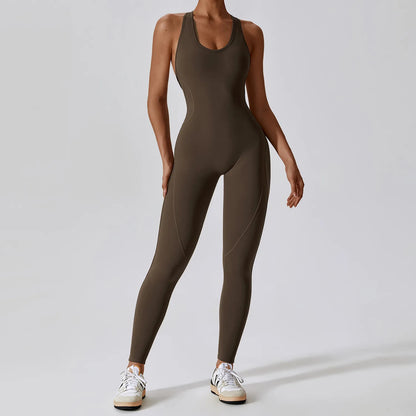 Elevate Your Workout with Our Stylish Yoga Jumpsuit - Perfect for Pilates and Gym Sessions!