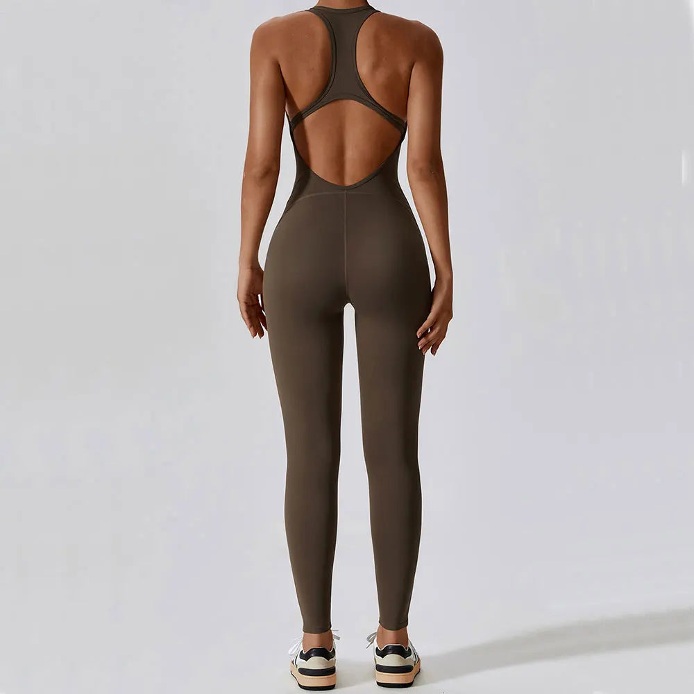 Elevate Your Workout with Our Stylish Yoga Jumpsuit - Perfect for Pilates and Gym Sessions!
