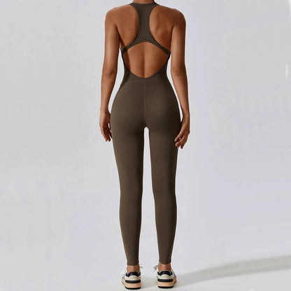 Elevate Your Workout with Our Stylish Yoga Jumpsuit - Perfect for Pilates and Gym Sessions!