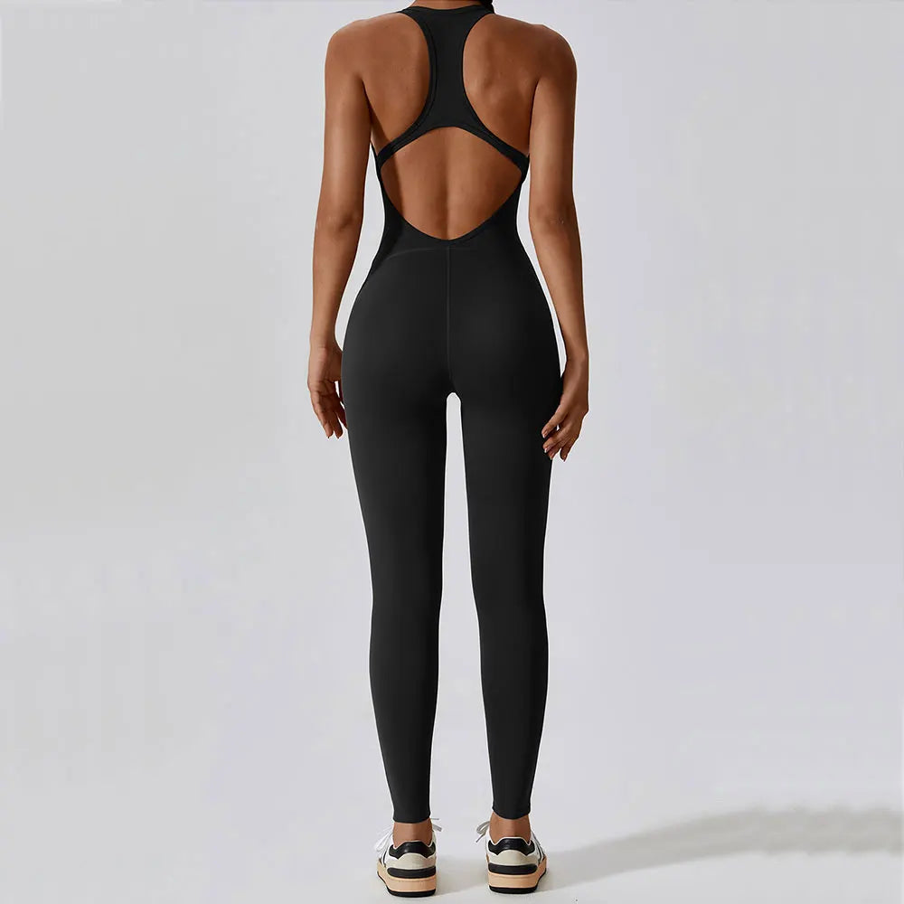 Elevate Your Workout with Our Stylish Yoga Jumpsuit - Perfect for Pilates and Gym Sessions!