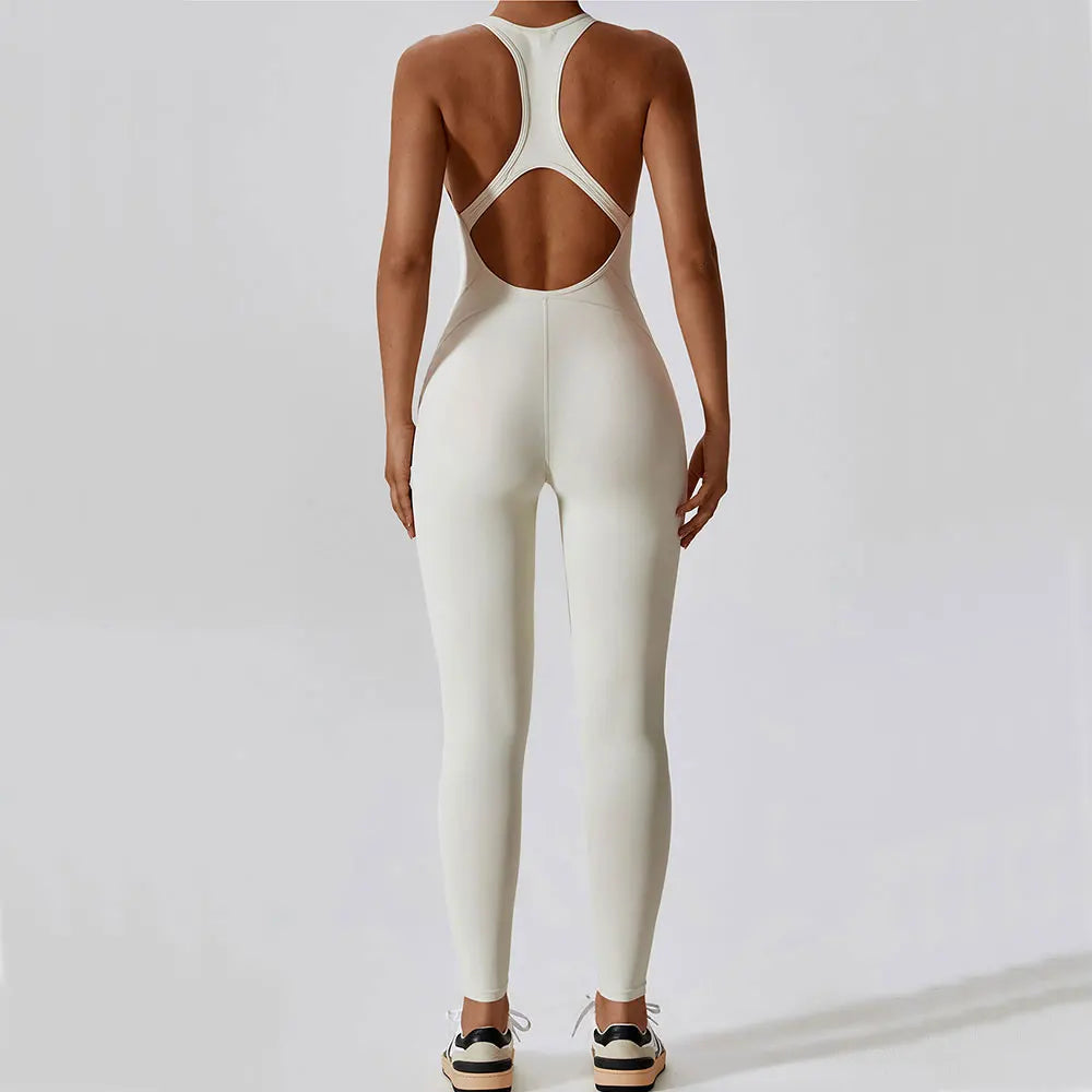 Elevate Your Workout with Our Stylish Yoga Jumpsuit - Perfect for Pilates and Gym Sessions!