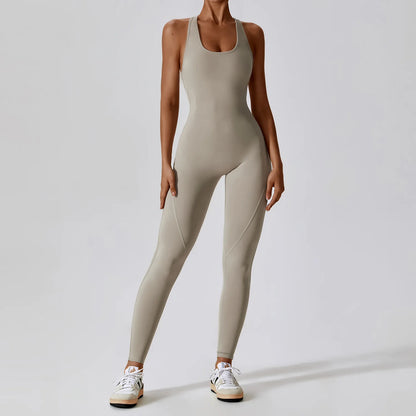 Elevate Your Workout with Our Stylish Yoga Jumpsuit - Perfect for Pilates and Gym Sessions!
