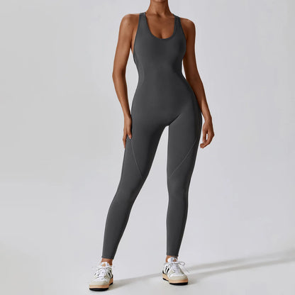 Elevate Your Workout with Our Stylish Yoga Jumpsuit - Perfect for Pilates and Gym Sessions!
