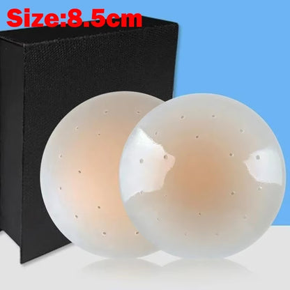 Experience Ultimate Comfort with 2PCS Reusable Silicone Nipple Covers - Invisible Breast Pasties for Women